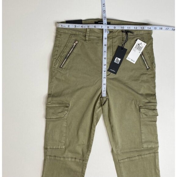 Numero Cargo Ankle Jeans 30 Green Women's Skinny Stretchy High-Rise‎ NEW - Picture 4 of 7